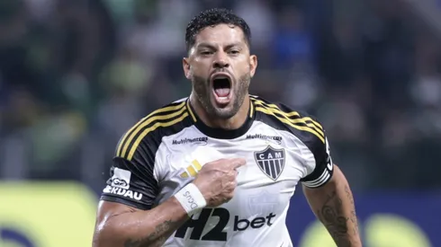 Hulk comemorando gol pelo Atlético-MG. Foto: Marcello Zambrana/AGIF