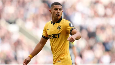 André, volante do Wolves, virou assunto no Palmeiras. Foto: Matt McNulty/Getty Images