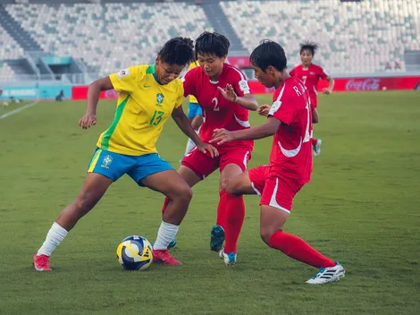 Brasil perde para a Coreia do Norte por 2 a 0 na Copa do Mundo Feminina sub-17