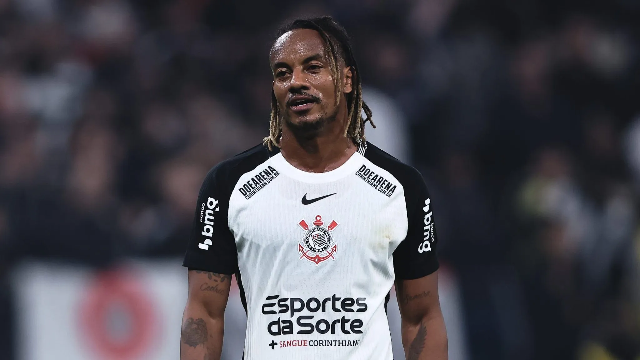André Carrillo em campo pelo Corinthians. Foto: Ettore Chiereguini/AGIF