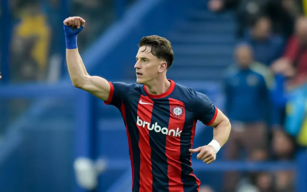 Andres Vombergar no San Lorenzo-ARG – (Photo by Marcelo Endelli/Getty Images)