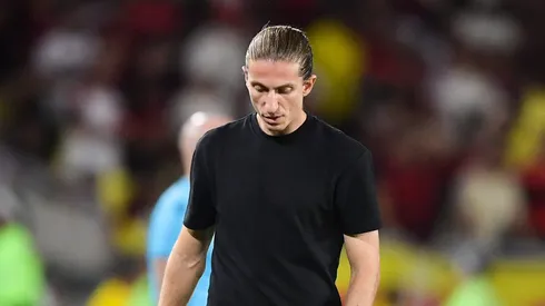 Filipe Luis tecnico do Flamengo durante partida contra o Sport no estadio Maracana pelo campeonato Brasileiro A 2025. Foto: Thiago Ribeiro/AGIF