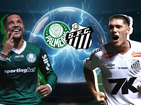 Palmeiras enfrenta o Santos pelo Brasileirão 2025; saiba quem deve vencer