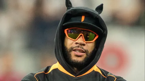 Memphis Depay, atacante do Corinthians. Foto: Joisel Amaral/AGIF