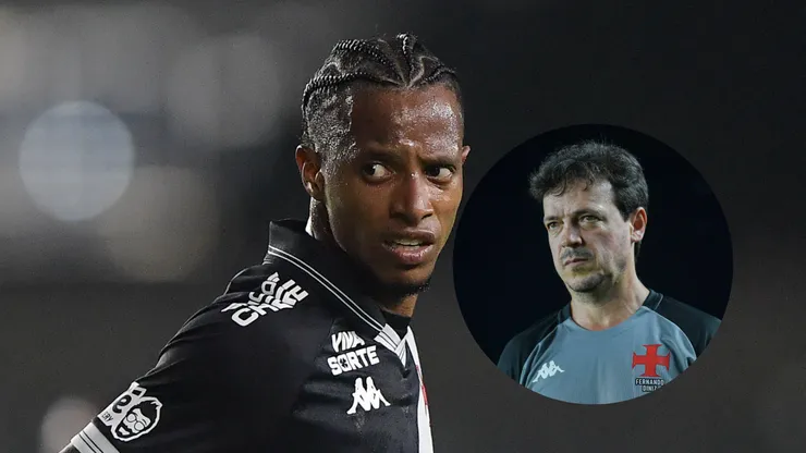 Tchê Tchê jogador do Vasco durante partida contra o São Paulo no estádio São Januário pelo campeonato Brasileiro A 2025. Foto: Thiago Ribeiro/AGIF