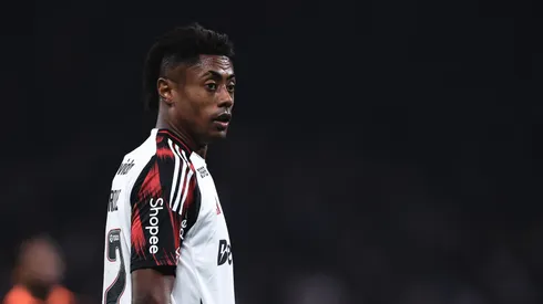 Bruno Henrique jogador do Flamengo durante partida contra o Corinthians no estádio Arena Corinthians pelo campeonato Brasileiro A 2025. Foto: Ettore Chiereguini/AGIF