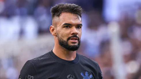 Raniele jogador do Corinthians durante partida contra o Vasco no estadio Arena Corinthians pelo campeonato Brasileiro A 2024. Foto: Marcello Zambrana/AGIF