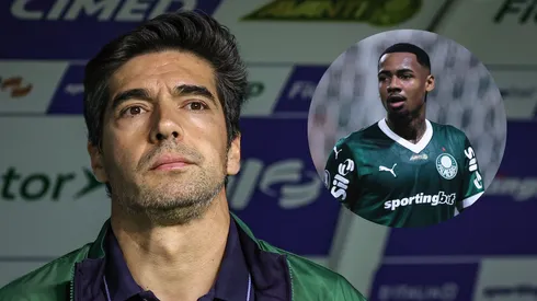 Montagem com Abel Ferreira e Allan, ambos do Palmeiras. Fotos: Fabio Giannelli e Ettore Chiereguini/AGIF