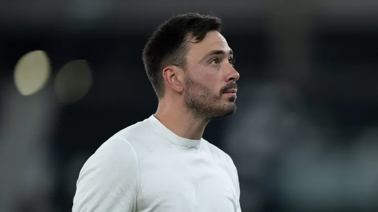 RJ - RIO DE JANEIRO - 05/11/2025 - BRASILEIRO A 2025, BOTAFOGO X VASCO - Davide Ancelotti tecnico do Botafogo durante partida contra o Vasco no estadio Engenhao pelo campeonato Brasileiro A 2025. Foto: Jorge Rodrigues/AGIF