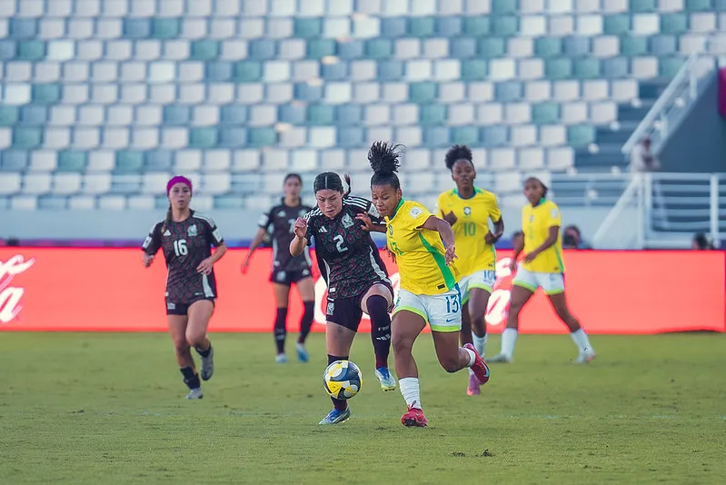 Está foi a primeira vez que o Brasil chegou na disputa do 3º lugar da Copa do Mundo Feminina – Foto: Fabio Souza/CBF