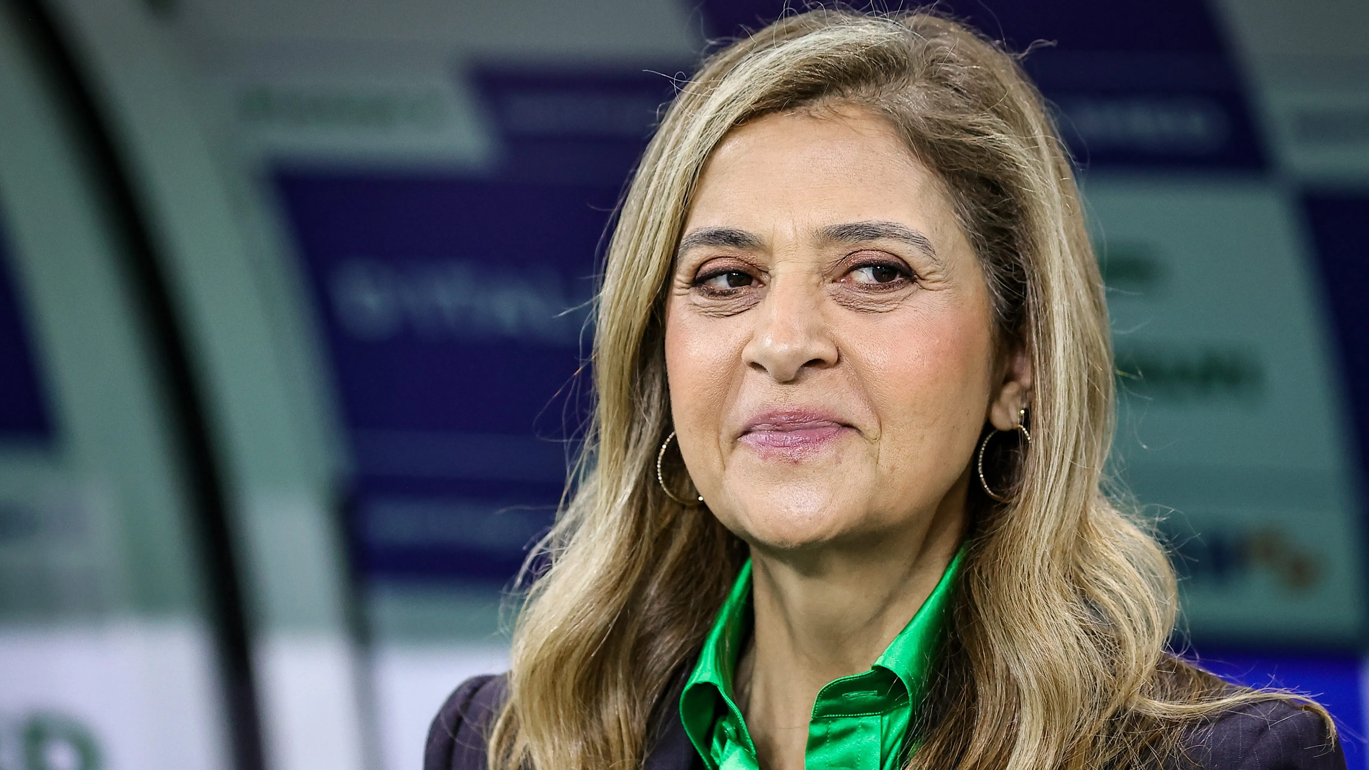 Leila Pereira, presidente do Palmeiras. Foto: Fabio Giannelli/AGIF