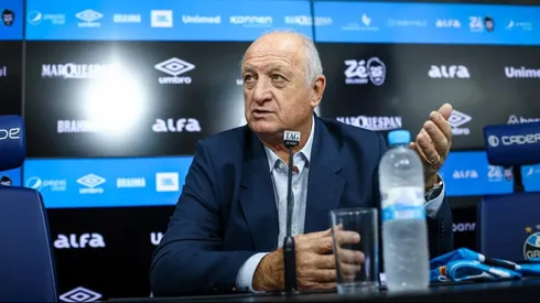 Felipão, coordenador técnico do Grêmio. Foto: Lucas Uebel/Grêmio
