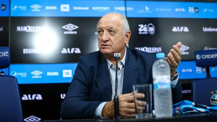 Felipão, coordenador técnico do Grêmio. Foto: Lucas Uebel/Grêmio