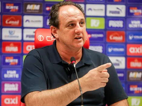 Rogério Ceni comemora ponto do Bahia em empate com o Internacional