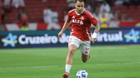 Bruno Gomes em Internacional x Bahia pelo Brasileirão 2025. Foto: Ricardo Duarte / Internacional