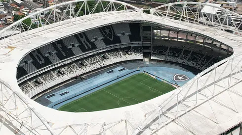 Visão superior do Estádio Olímpico Nilton Santos, no Rio de Janeiro. (Photo by Wagner Meier/Getty Images)