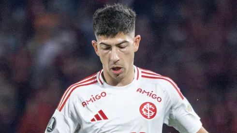 Alan Rodríguez em campo pelo Internacional