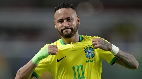 Neymar durante confronto contra a Bolívia nas Eliminatórias da Copa do Mundo de 2026.
