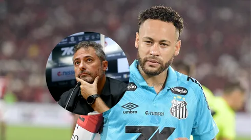 Alexandre Mattos, diretor do Santos, sai em defesa de Neymar após polêmica (Imagem: Thiago Ribeiro/AGIF/ Mauricio De Souza/AGIF)