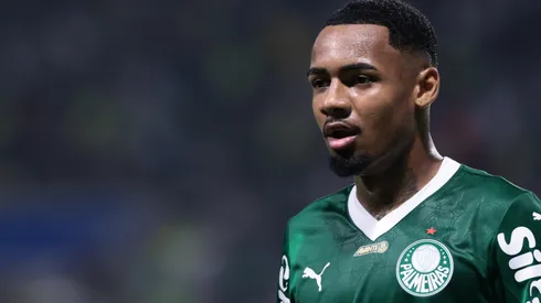 Allan jogador do Palmeiras durante partida contra o Universitario no estadio Arena Allianz Parque pelo campeonato Copa Libertadores 2025.
