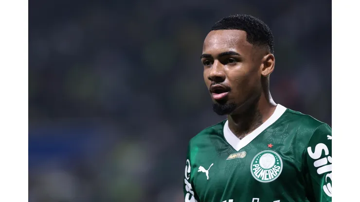 Allan jogador do Palmeiras durante partida contra o Universitario no estadio Arena Allianz Parque pelo campeonato Copa Libertadores 2025.