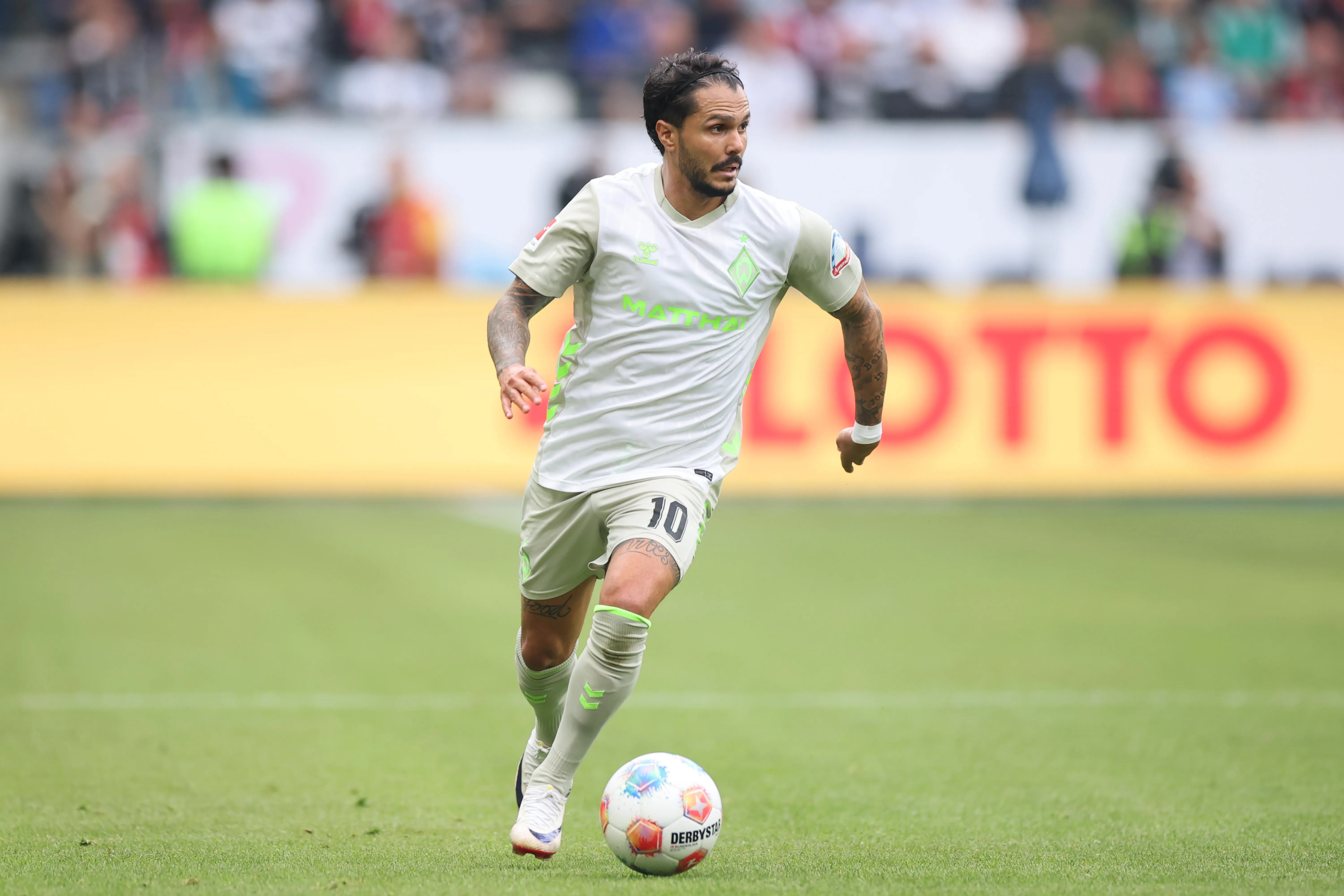 Leo Bittencourt atuando no Werder Bremen-ALE – Photo by Alex Grimm/Getty Images