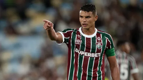 Thiago Silva jogador do Fluminense durante partida contra o Internacional no estadio Maracana pelo campeonato Brasileiro A 2025. Foto: Jorge Rodrigues/AGIF