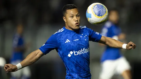 Marlon jogador do Cruzeiro durante partida contra o Vasco no estadio Sao Januario pelo campeonato Brasileiro A 2024.