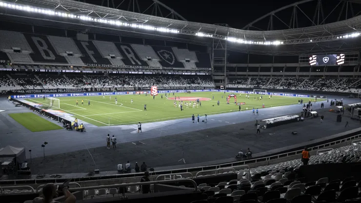 Vista geral do estádio Nilton Santos para partida entre Botafogo e Volta Redonda pelo campeonato Carioca 2025. Foto: Jorge Rodrigues/AGIF