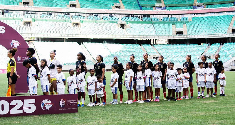 Jogadoras do Bahia que disputaram a final do Baianão Feminino - Foto: Letícia Martins/EC Bahia