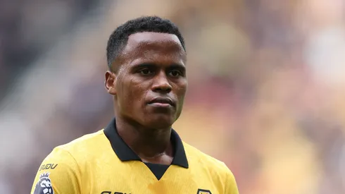 Jhon Arias, ex-Fluminense, atuando no Wolverhampton