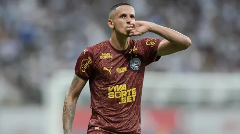 Luciano Juba jogador do Bahia durante partida no estadio Arena Fonte Nova pelo campeonato Brasileiro A 2025. Foto: Jhony Pinho/AGIF