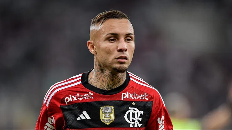 RJ - RIO DE JANEIRO - 16/05/2023 - COPA DO BRASIL 2023, FLUMINENSE X FLAMENGO - Everton Cebolinha jogador do Flamengo durante partida contra o Fluminense no estadio Maracana pelo campeonato Copa do Brasil 2023. Foto: Thiago Ribeiro/AGIF