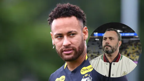 Marcelo Bittencourt, presidente do Fluminense, nega interesse em Neymar, do Santos (Imagem: Mauricio De Souza/AGIF/Thiago Ribeiro/AGIF)