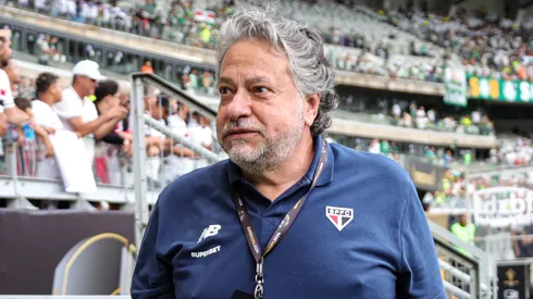 MG – BELO HORIZONTE – 04/02/2024 – SUPERCOPA 2024, PALMEIRAS X SAO PAULO – Julio Casares Presidente do Sao Paulo durante partida contra o Palmeiras no estadio Mineirao pelo campeonato Supercopa 2024. Foto: Gilson Lobo/AGIF