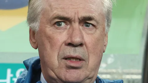 Carlo Ancelotti sob o comando da Seleção Brasileira. (Photo by Chung Sung-Jun/Getty Images)