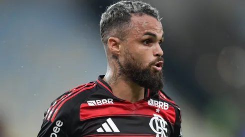 Michael jogador do Flamengo durante partida contra o Botafogo no estadio Maracana pelo campeonato Carioca 2025.