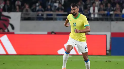Fabricio Bruno of Brazil in action during the international friendly match between Japan and Brazil at Tokyo Stadium on October 14, 2025 in Chofu, Tokyo, Japan.