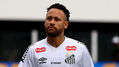 Neymar foi apoiado no Santos.