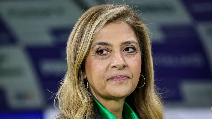 SP - SAO PAULO - 06/11/2025 - BRASILEIRO A 2025, PALMEIRAS X SANTOS - Leila Pereira presidente do Palmeiras antes da partida contra o Santos no estadio Arena Allianz Parque pelo campeonato Brasileiro A 2025. Foto: Fabio Giannelli/AGIF