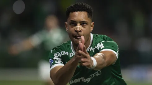 Vitor Roque, atacante do Palmeiras. Foto: Anderson Romao/AGIF