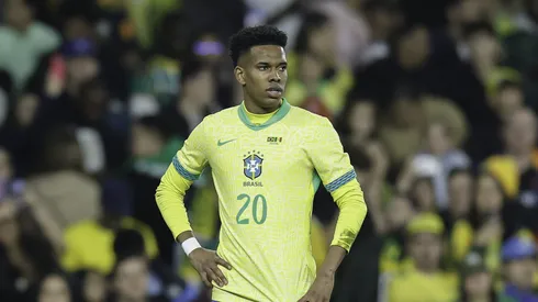 Estêvão em partida da Seleção Brasileira. Foto: Rafael Ribeiro/CBF