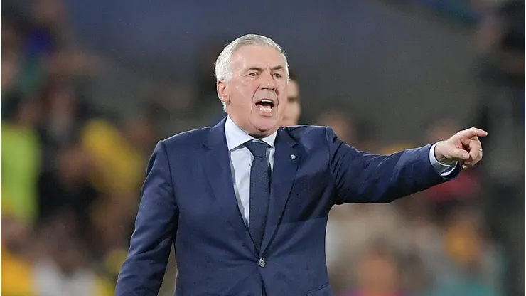 Carlo Ancelotti tecnico do Brasil durante partida contra o Chile no estadio Maracana pelo campeonato Eliminatorias Copa Do Mundo 2026. Foto: Thiago Ribeiro/AGIF