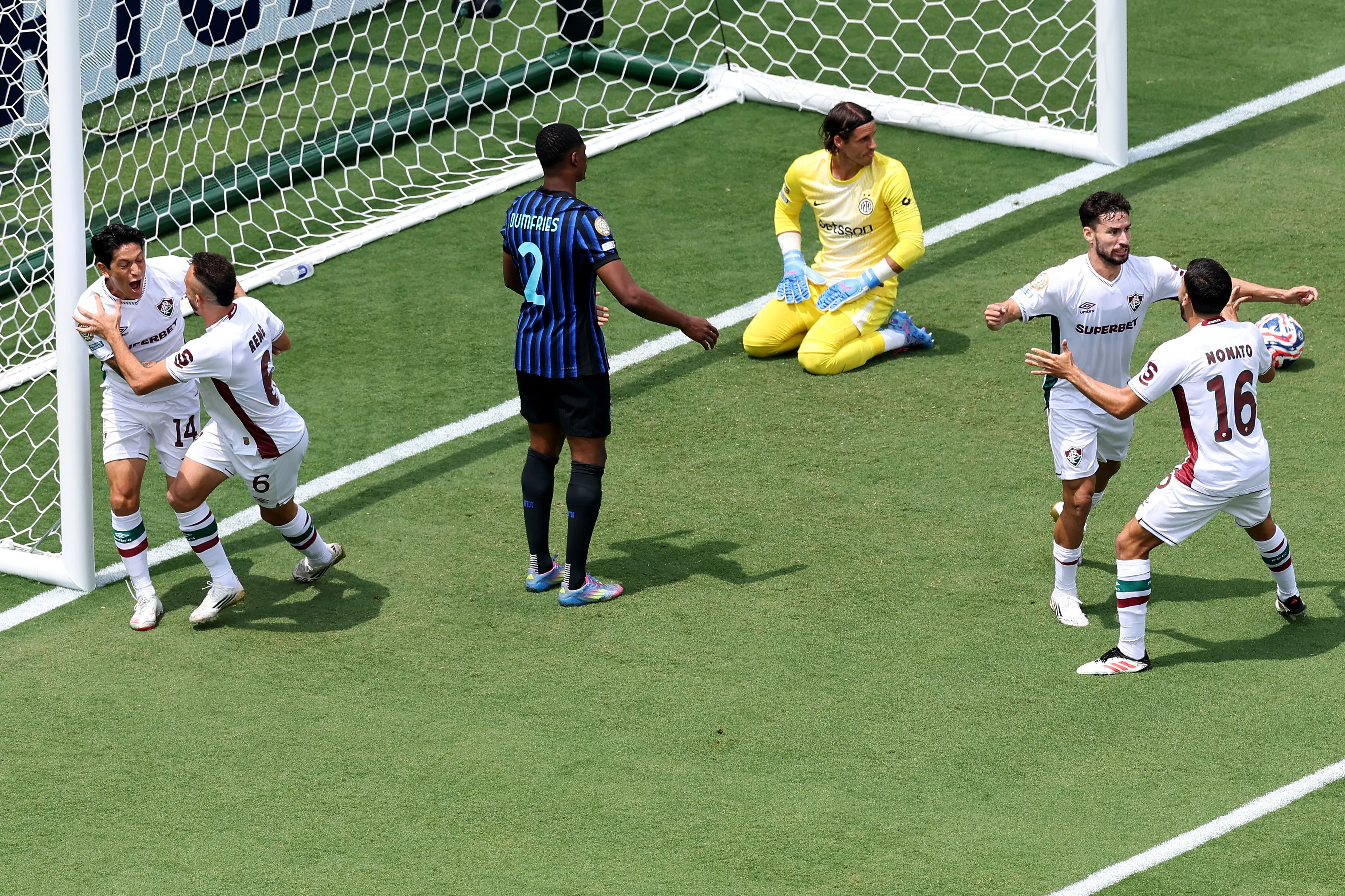 Fluminense venceu a Inter de Milão por 2 a 0. Foto: Buda Mendes/Getty Images