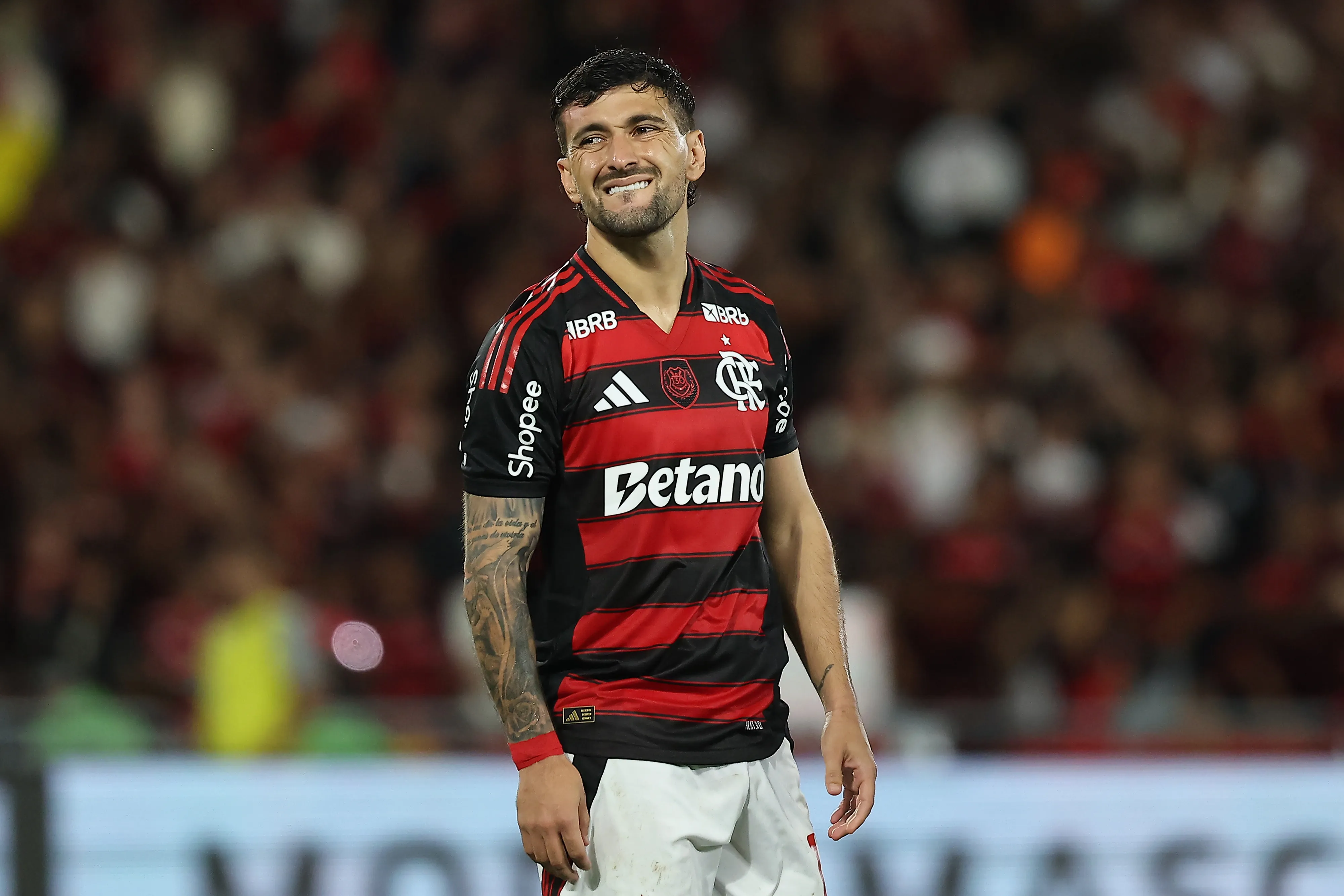 Arrascaeta deve jogar pelo Uruguai 24h antes do FlaFlu no Maracanã. Foto: Wagner Meier/Getty Images