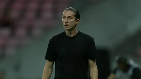 Felipe Luis Tecnico do Flamengo durante a partida contra o Sport na Arena de Pernambuco, pelo Campeonato Brasileiro A 2025. Foto: Marlon Costa/AGIF