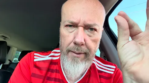 Baldasso, jornalista e torcedor do Internacional. Foto: Reprodução/YouTube