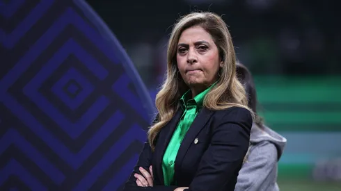leila pereira presidente do Palmeiras durante partida contra o Santos no estádio Arena Allianz Parque pelo campeonato Brasileiro A 2025. Foto: Ettore Chiereguini/AGIF
