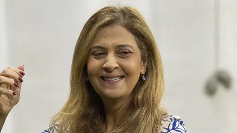 Leila Pereira Presidente do Palmeiras durante partida contra o Vasco no estadio Arena Allianz Parque pelo campeonato Brasileiro A 2025. Foto: Anderson Romao/AGIF