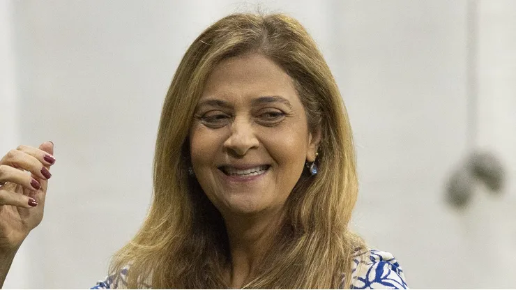 Leila Pereira Presidente do Palmeiras durante partida contra o Vasco no estadio Arena Allianz Parque pelo campeonato Brasileiro A 2025. Foto: Anderson Romao/AGIF